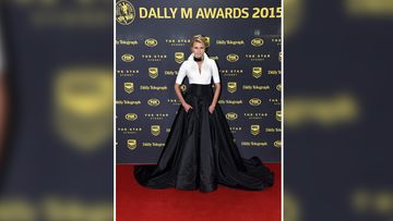 Tegan Martin arrives for the Dally M Awards. (AAP)