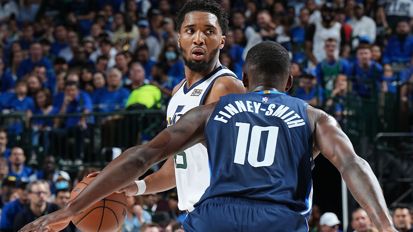 Scintillating second half from Donovan Mitchell leads Jazz to win in series-opener against Mavs