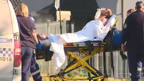 Two men were injured in a stabbing in Sydney's west.