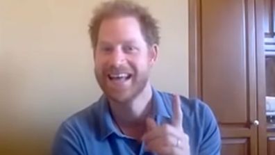 Prince Harry on video call from LA with WellChild during coronavirus pandemic