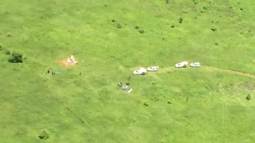 The wreckage of a light plane carrying two men has been found in north Queensland. (WIN News Townsville)