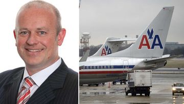 Dr Maxwell Winchester is suing American Airlines. (AAP)