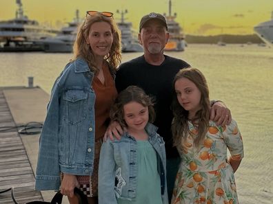 Billy Joel with his wife Alexis Roderick Joel and children