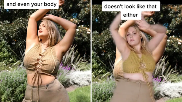 Australian plus-sized model calls out fashion retailer for photoshopping  her body: 'Just a reminder' - 9Honey