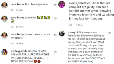 Jamie Lynn Spears, Lynne Spears, Britney Spears