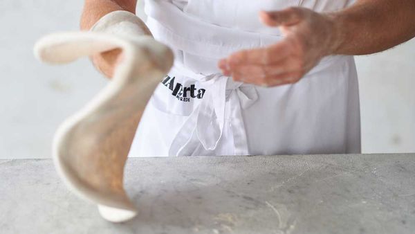 Stefano Manfrei's basic pizza dough, direct method - fresh yeast dough