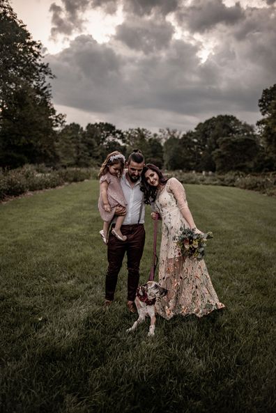 My Wedding Day Brittany Cherchian elopement second wedding puppy proposal