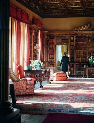 Downton Abbey's Highclere Castle interiors; drawing room