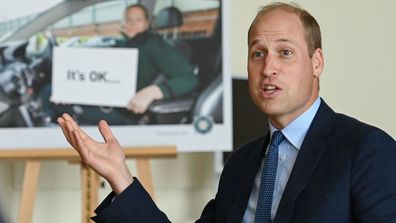 Prince William, Duke of Cambridge meets attendees of a PSNI Wellbeing Volunteer Training course, including representatives from the Ambulance and Fire and Rescue services, to talk about mental health support within the emergency services at PSNI Garnerville on September 09, 2020 in Belfast, Northern Ireland