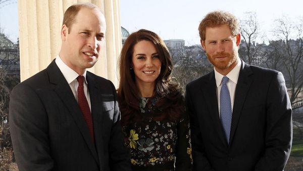 Prince William, The Duchess of Cambridge and Prince Harry