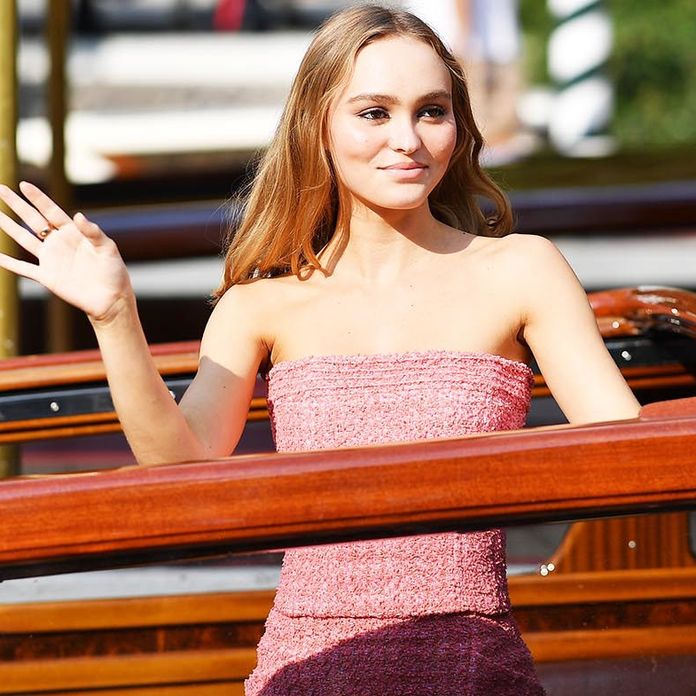 lily rose depp venice film festival 2019 dress Celebrity Dress main image 0