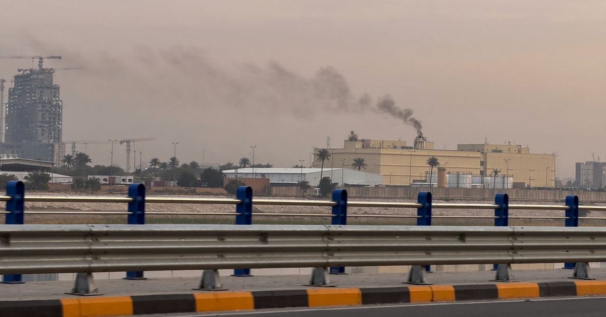 Missile strikes helipad inside US Embassy compound in Baghdad