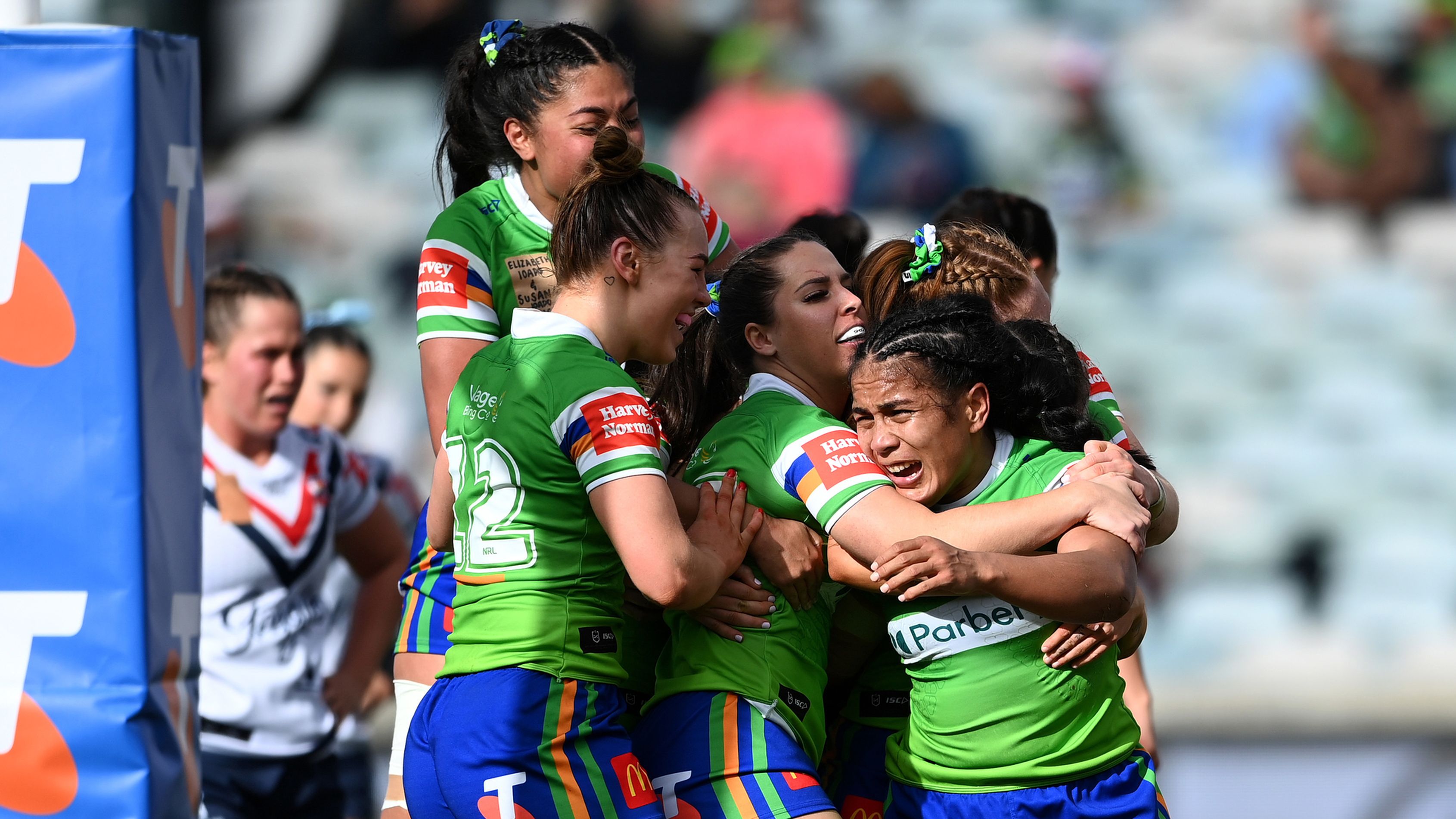 NRLW R2 Canberra Raiders v Sydney Roosters at GIO Stadium,Canberra .Picture: NRL Photos/Gregg Porteous