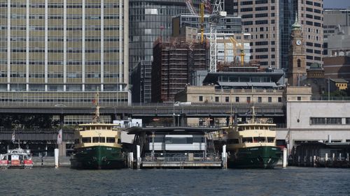 A general view of Circular Quay on10 July, 2020. 