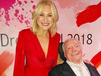 Kerri-Anne Kennerley and late husband John.