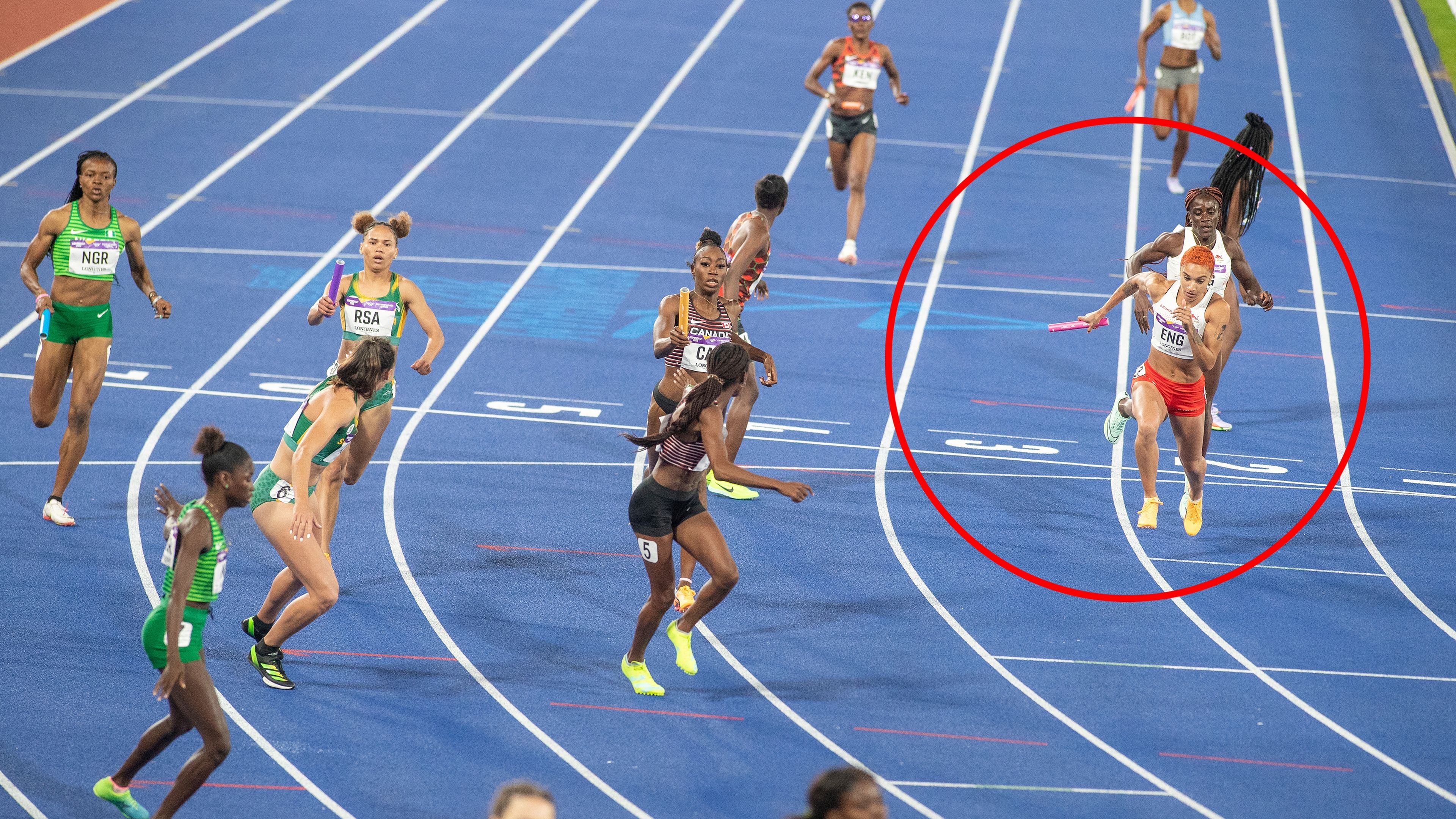 England relay team denied gold medal after baton change farce spoils victory lap