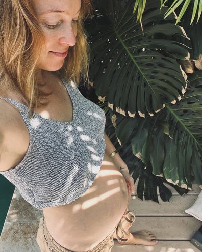 India Oxenberg announced her pregnancy.