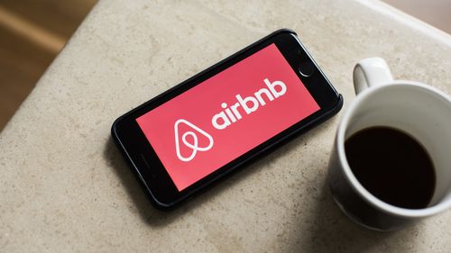 Airbnb phone app.