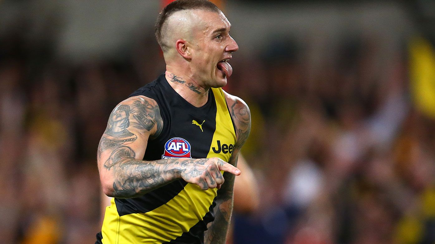 Dustin Martin inspired Richmond to a stunning grand final comeback over Geelong. (Getty)