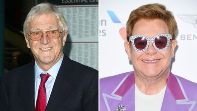 Sir Michael Parkinson and Elton John