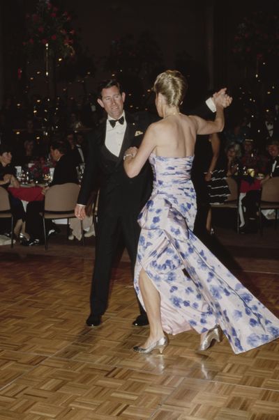 Prince Charles and Princess Diana's dancefloor moment, 1988