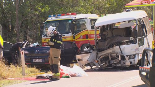 Both drivers have been airlifted to hospital in critical conditions.