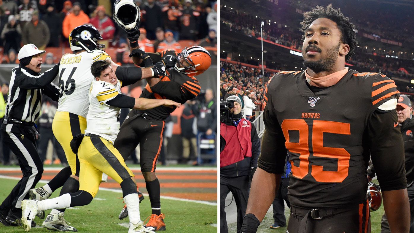 Myles Garrett suspended for remainder of NFL season for using helmet as a 'weapon'