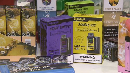 A million dollars worth of illegal vapes has been seized from an interstate truck heading into Perth, in West Australia's biggest bust of its kind.