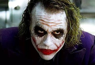 Still of Heath Ledger as the Joker (Warner Bros)
