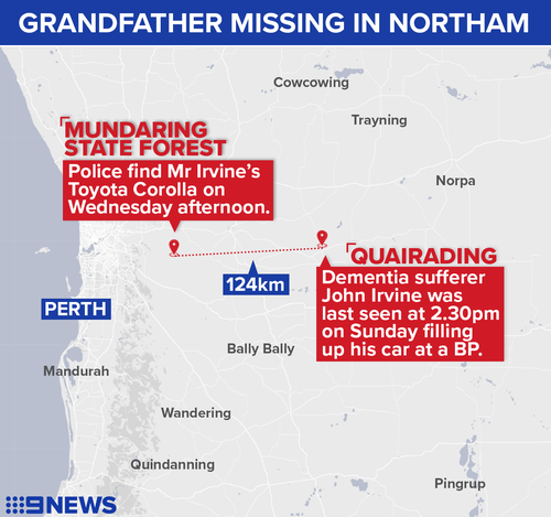 WA Northam missing grandfather