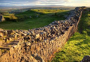 Emperor Hadrian's Wall was built in which Roman province?