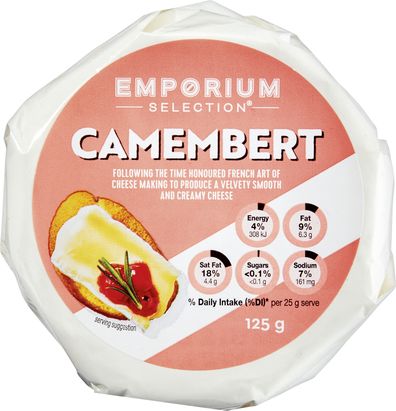 Aldi Emporium selection camembert