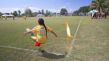 Nearly 600 pairs of football boots were donated by local families as well as other football gear.