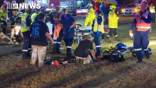 Six people were injured in the crash last week. (9NEWS)