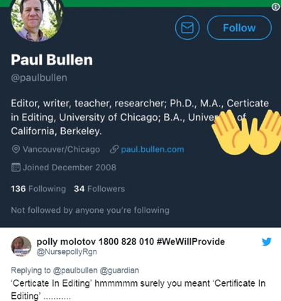 Paul's profile