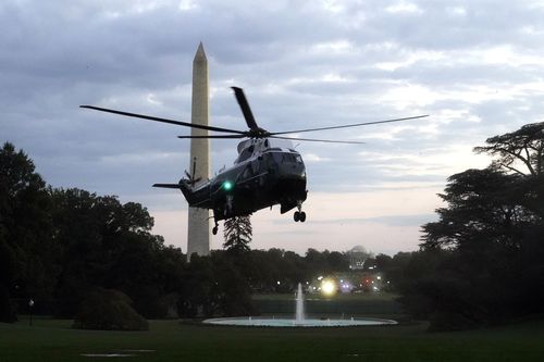 President Trump leaves Walter Reed National Military Medical Center, where he spent three nights being treated for coronavirus. 