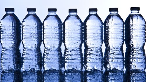 The study found that the brands - some of which are sold in Australia - contained an average of 10.4 plastic particles in every litre of bottled water (Getty).