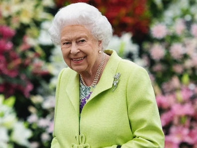 The Queen at the annual Chelsea Flower Show in London in 2019. 