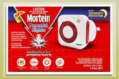 Mortein Peaceful Nights Plug In Fly & Mosquito Automatic Plug-In Zapper 