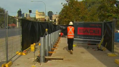 The measures are designed to protect crowds from terror attacks. (9NEWS)