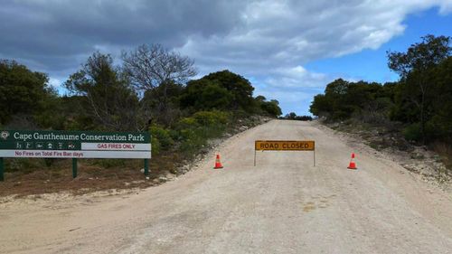 Police in conjunction with Fisheries and the local council closed D'Estrees Bay beach.