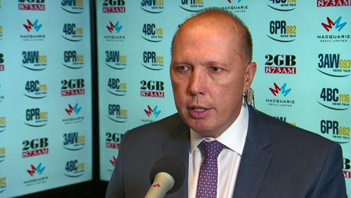 Speaking on radio in Sydney this morning, Mr Dutton slammed 'Victoria’s problem' with gangs.