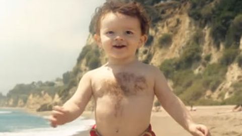 Video: Hairy-chested baby promotes David Hasselhoff's reality show