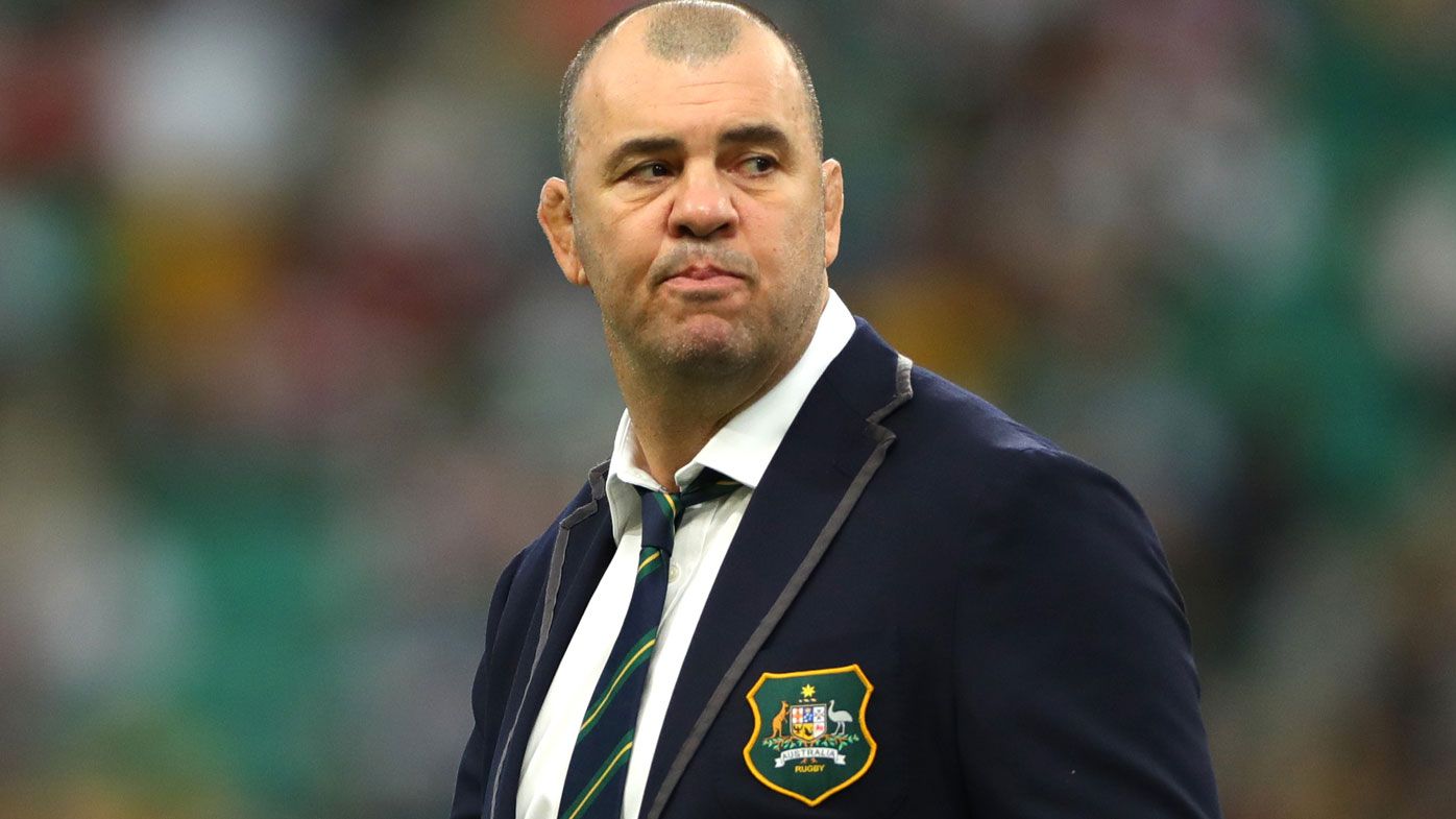 Cheika guarded on future after Cup defeat, bites back at reporter