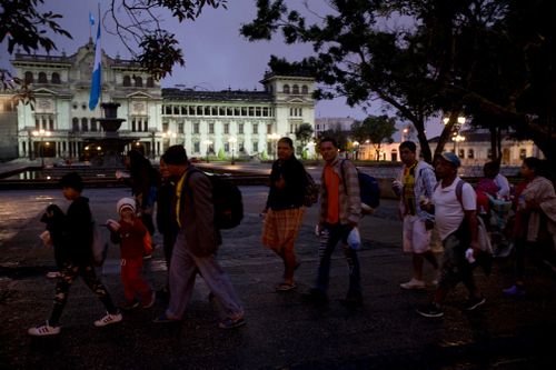 Mexico dispatched additional police to its southern border, after the Casa del Migrante migrant shelter in Tecun Uman on the Guatemalan side of the border reported that hundreds of Hondurans had already arrived there.