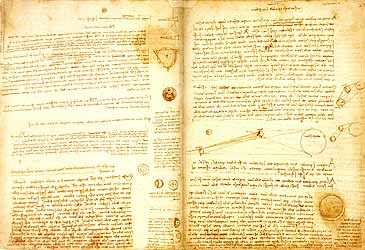 Who wrote the Codex Leicester notebook, purchased by Bill Gates for US$31 million in 1994?