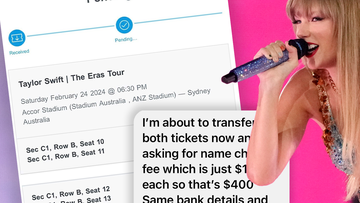 An Aussie mum has been scammed while trying to purchase Taylor Swift tickets.