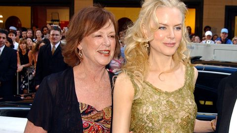 Nicole Kidman with her mother, Janelle. (Getty)