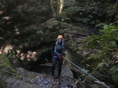 Brooke canyoning in the Blue Mountains