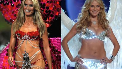 Heidi Klum won't be strutting down the runway in sexy lingerie anymore because she finds it to be a 'bit uncomfortable'... Women round the world rejoice, men sob in a heap. <br/><br/>But because we feel bad for the blokes, we've round-up the former VS model's sultriest catwalk moments for you to reminisce (drool) over... check them out! <br/>